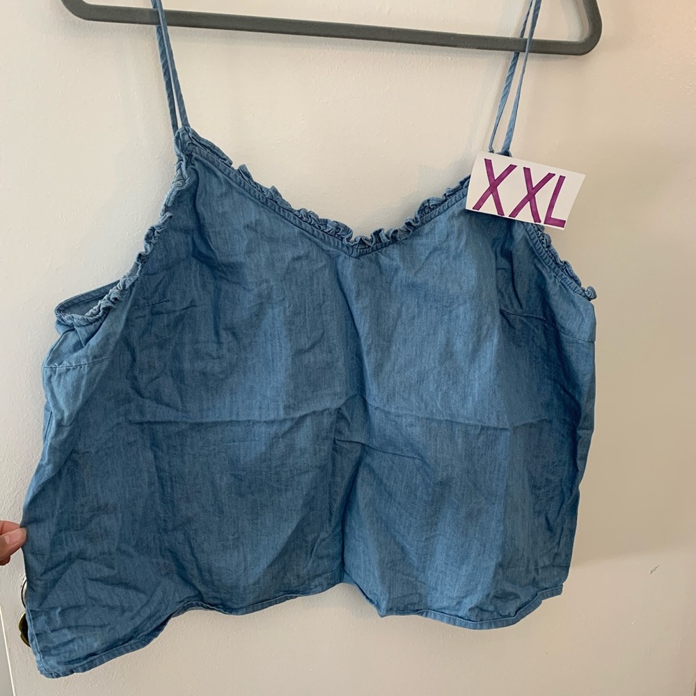 Denim top